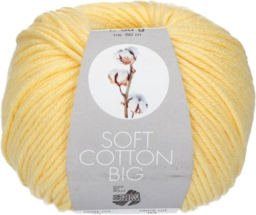 Lana Grossa Soft Cotton Big 9 Yellow