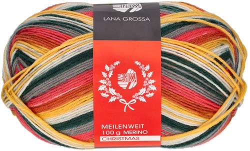 Lana Grossa Meilenweit 100 Merino Christmas 6767