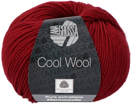 Lana Grossa Cool Wool 2068 Indisch Rood