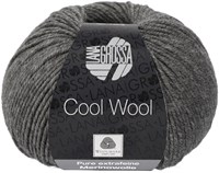 Lana Grossa Cool Wool 412 Donkergrijs gemêleerd