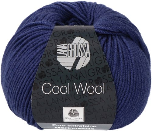 Lana Grossa Cool Wool 440 Ultramarijnblauw