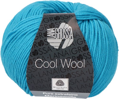 Lana Grossa Cool Wool 502 Turquoise Blue