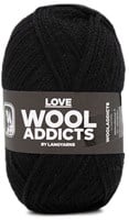 Lang Yarns Wooladdicts Love 004 Black