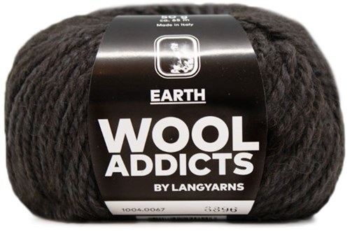 Lang Yarns Wooladdicts Earth 067 Dark Brown
