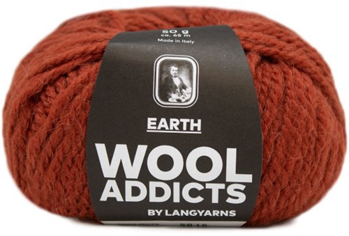 Lang Yarns Wooladdicts Earth 075 Brick