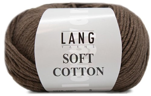 Lang Yarns Soft Cotton 068 Donker Bruin
