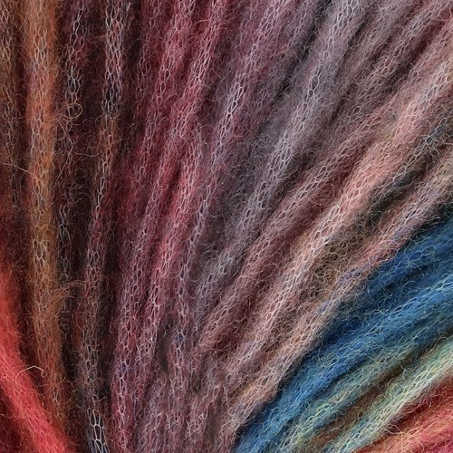 Lang Yarns Cloud 005 Bordeaux/Groen/Blauw-3