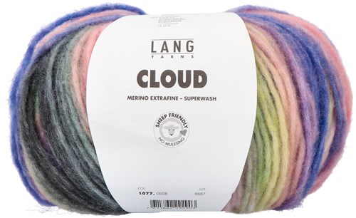 Lang Yarns Cloud 008 Meerkleurig