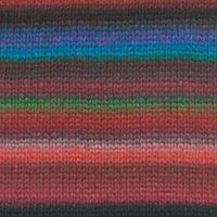 Lang Yarns Cloud 005 Bordeaux/Groen/Blauw-2