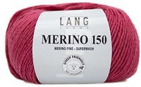 Lang Yarns Merino 150 165 Raspberry Mélange