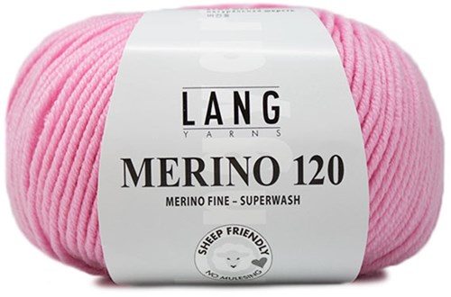 Lang Yarns Merino 120 009 Rose