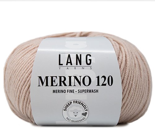 Lang Yarns Merino 120 0096 Lichtbeige