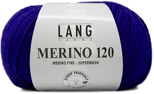 Lang Yarns Merino 120 0106 Royal