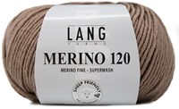 Lang Yarns Merino 120 0126 Grijs-Bruin