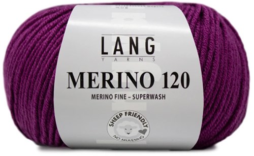Lang Yarns Merino 120 0147 Lila