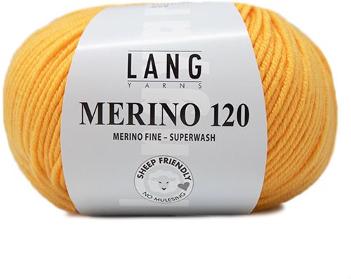 Lang Yarns Merino 120 149 Gold-Yellow