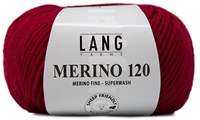 Lang Yarns Merino 120 0162 Wijn