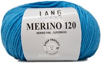 Lang Yarns Merino 120 0178 Turkoois Donker