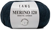 Lang Yarns Merino 120 0233 Petrol Melange
