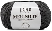 Lang Yarns Merino 120 0270 Donkergrijs Gemêleerd