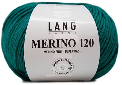 Lang Yarns Merino 120 272 Dark Turquoise