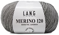 Lang Yarns Merino 120 324 Grey Mélange