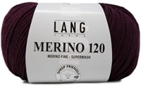 Lang Yarns Merino 120 0390 Aubergine