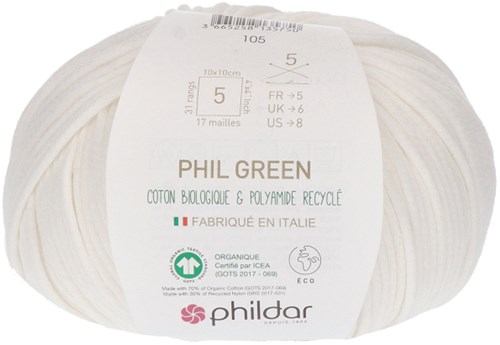 Phildar Phil Green 1225 Blanc