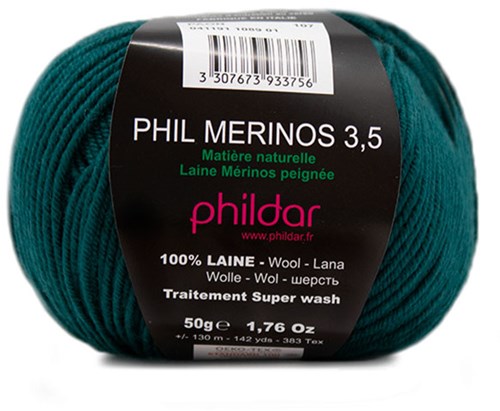 Phildar Phil Merinos 3.5 1089 Paon