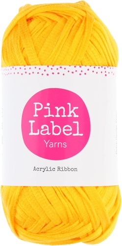 Pink Label Acrylic Ribbon 082 Jane - Cosy yellow