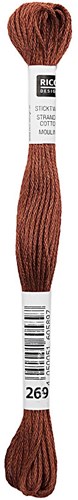 Rico Sticktwist Borduurgaren 8m 269 Rust Brown