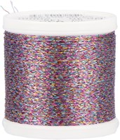 Rico Sticktwist Metallic Borduurgaren No. 40 200m 935 Rainbow/Pink