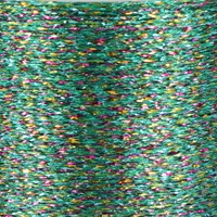 Rico Sticktwist Metallic Borduurgaren No. 40 200m 938 Rainbow/Green-2