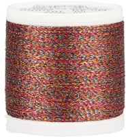 Rico Sticktwist Metallic Borduurgaren No. 40 200m 939 Rainbow/Orange