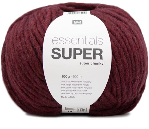 Rico Essentials Super Super Chunky 32 Bordeaux