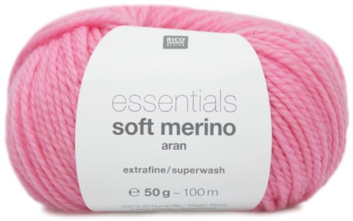 Rico Essentials Soft Merino Aran 069 Blossom pink