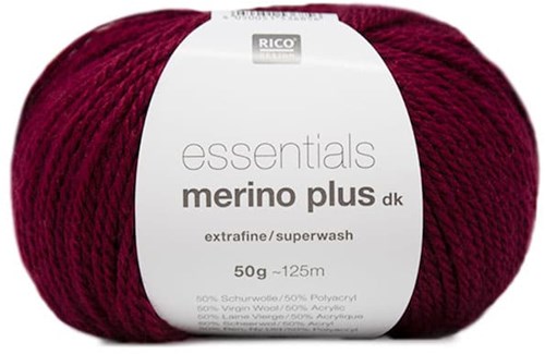 Rico Essentials Merino Plus DK 007 Bordeaux
