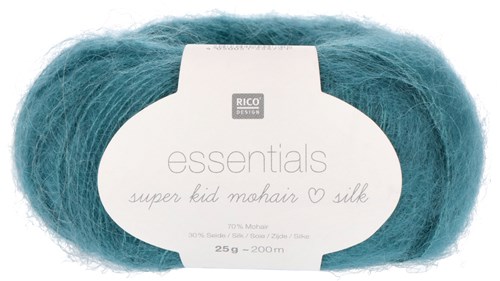 Rico Essentials Super Kid Mohair Loves Silk 16 Teal