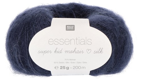 Rico Essentials Super Kid Mohair Loves Silk 24 Navy