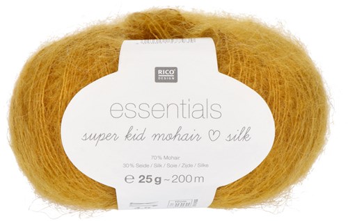 Rico Essentials Super Kid Mohair Loves Silk 37 Mustard