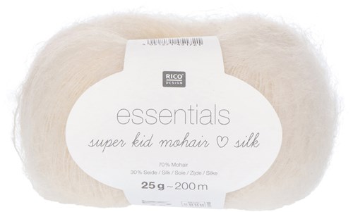 Rico Essentials Super Kid Mohair Loves Silk 42 Cream