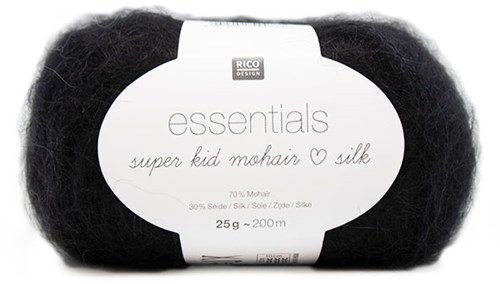 Rico Essentials Super Kid Mohair Loves Silk 7 Black