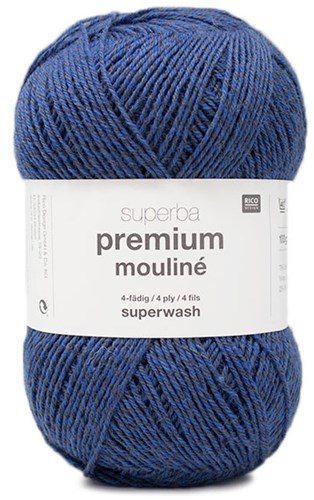 Rico Superba Premium Mouliné 4 Fädig 008 Blue