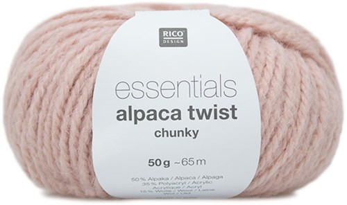 Rico Essentials Alpaca Twist Chunky 010 Powder