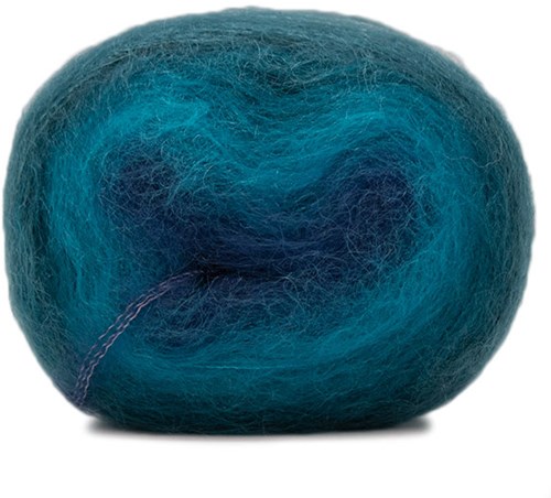 Rico Essentials Super Kid Mohair Silk Colourlove 7 Turquoise