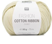 Rico Fashion Cotton Ribbon Chunky 02 Pastel Geel