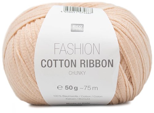 Rico Fashion Cotton Ribbon Chunky 04 Poeder