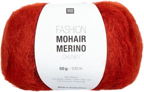 Rico Fashion Mohair Merino Chunky 016 Rust