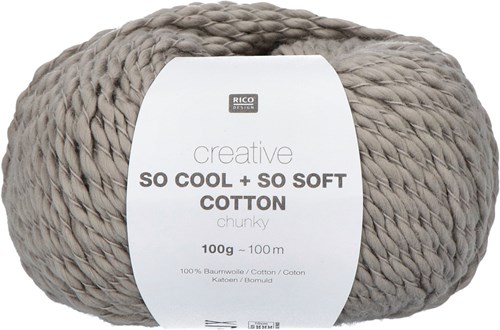 Rico Creative So Cool + So Soft Cotton Chunky 011 Grey