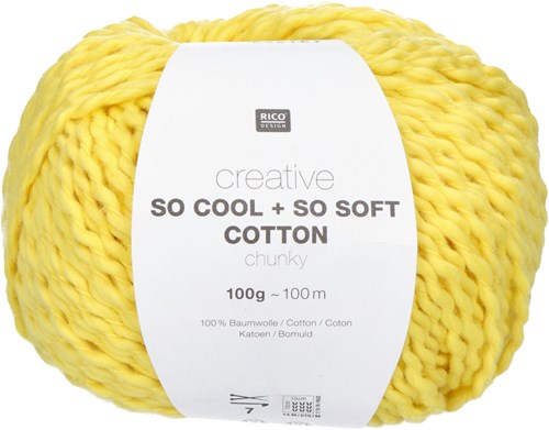 Rico Creative So Cool + So Soft Cotton Chunky 013 Pastel yellow